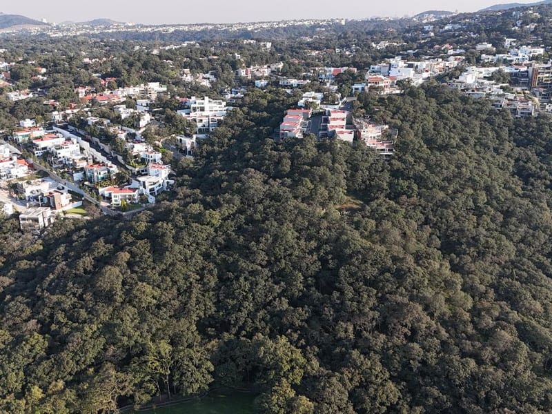 Panorámica del fraccionamiento al atardecer